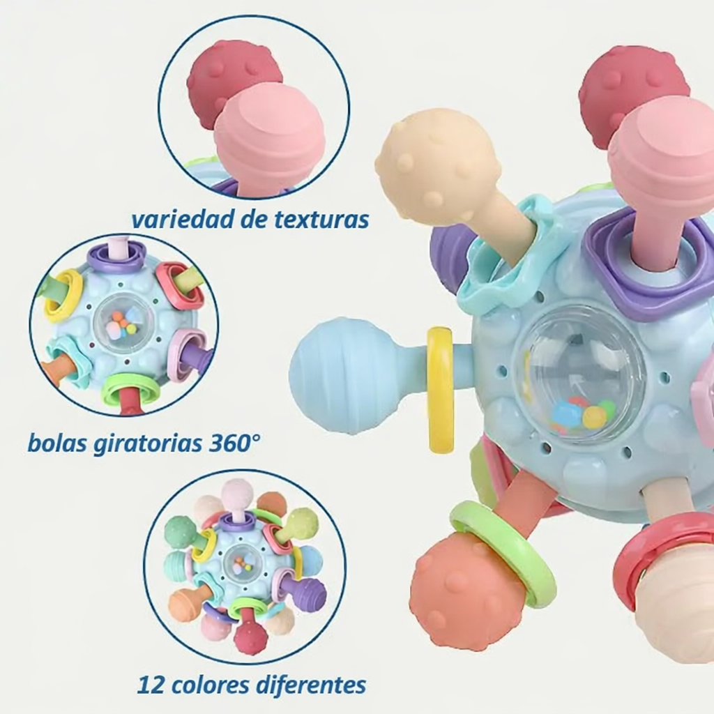 Sonajero Sensorial Montessori 2 en 1