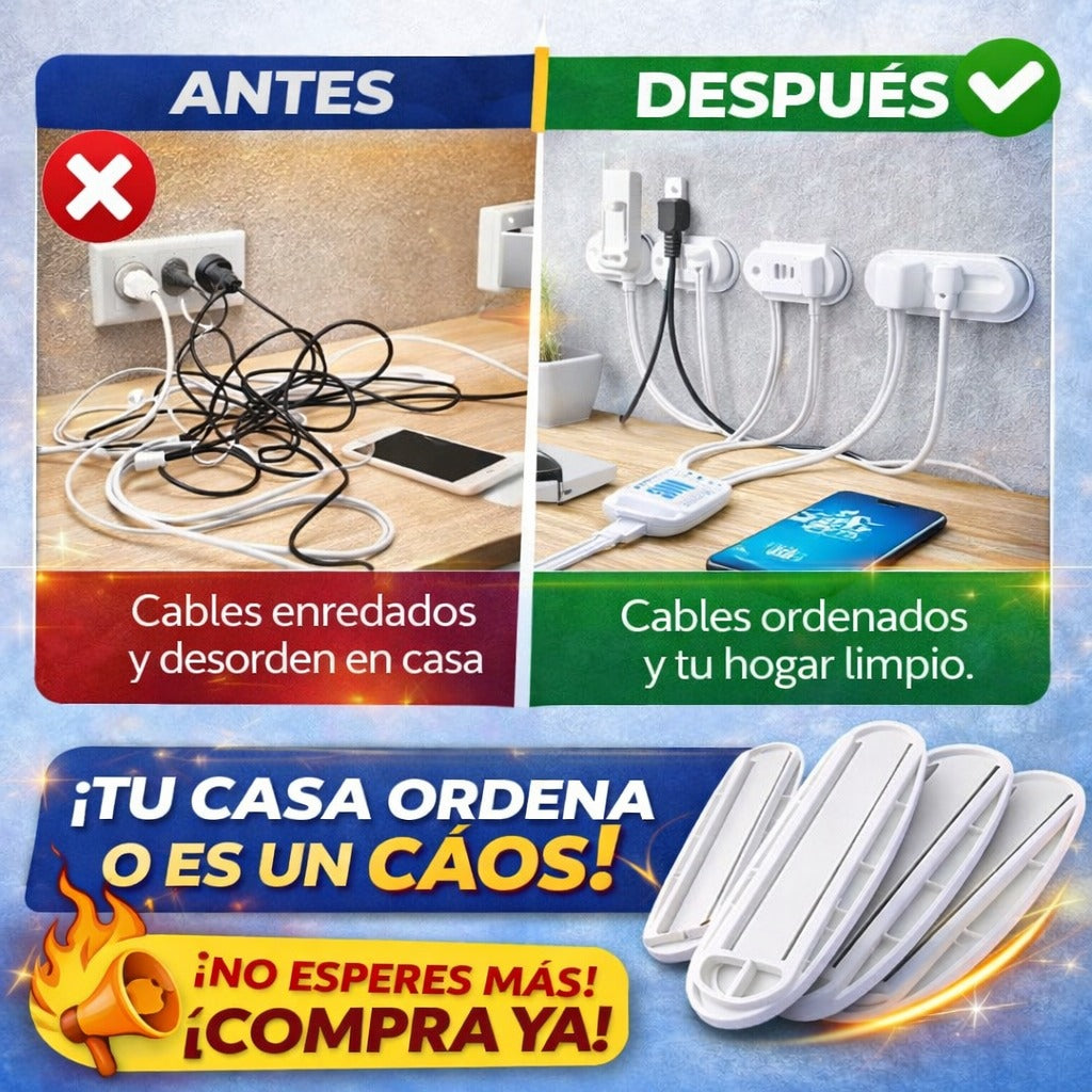 Soporte multiusos con adhesivo