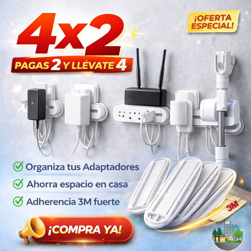 Soporte multiusos con adhesivo
