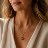 Collar Sagrado Corazón de Jesús Bañado en Oro