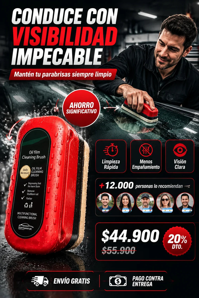 Cepillo Limpia Virios De Auto